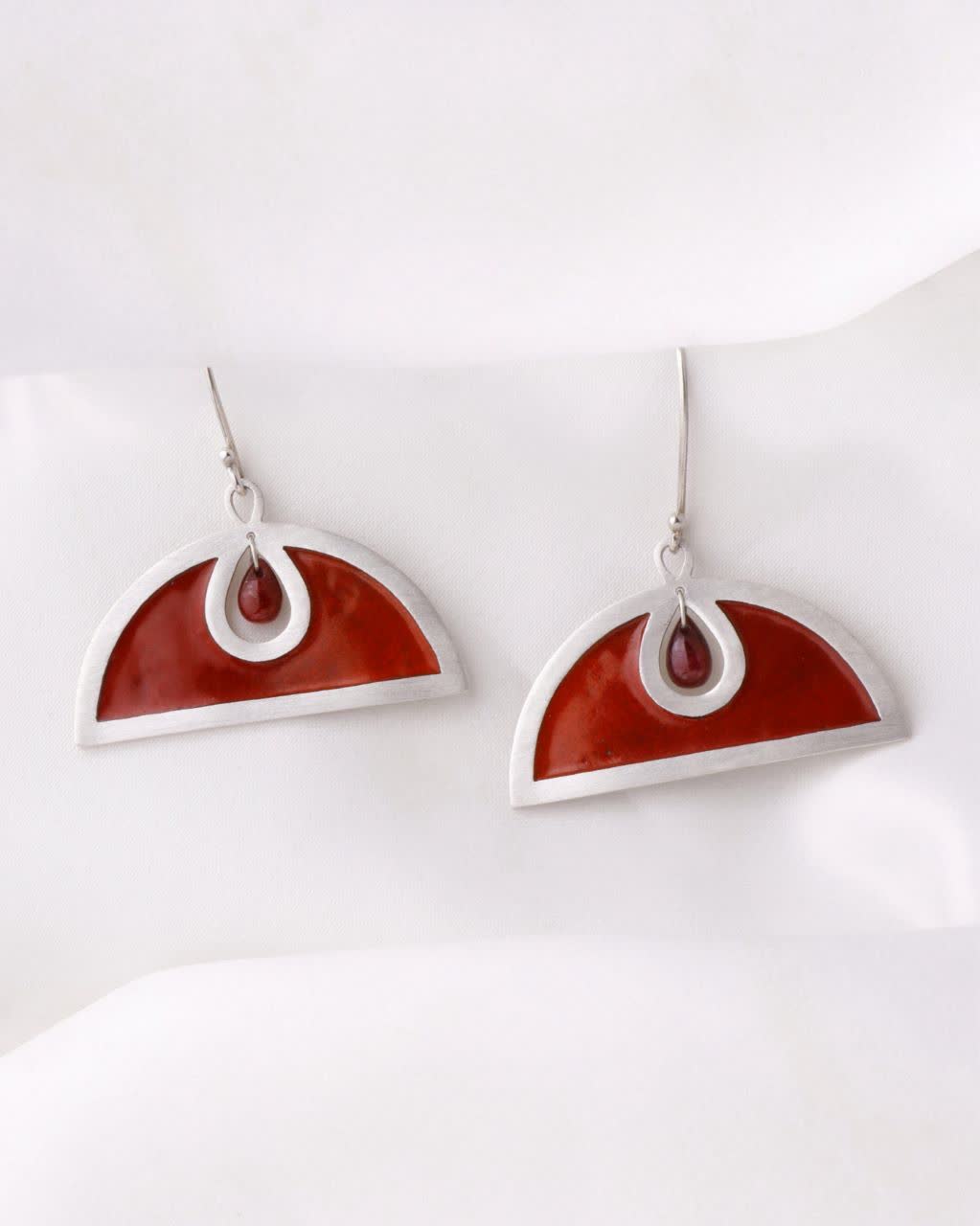 گوشواره انار میناکاری