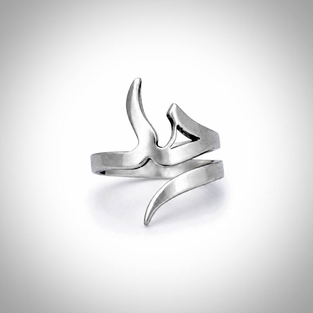 انگشتر نقره حُب